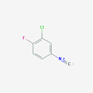 molecular formula C7H3ClFN B1622285 3-Chloro-4-fluorophenylisocyanide CAS No. 602261-99-4