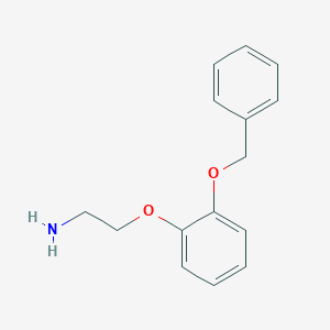 molecular formula C15H17NO2 B016223 2-(2-苄氧基苯氧基)乙胺 CAS No. 72955-81-8