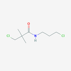 B1622312 3-chloro-N-(3-chloropropyl)-2,2-dimethylpropanamide CAS No. 244006-19-7