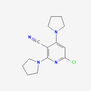 6-Chloro-2,4-di(1-pyrrolidinyl)nicotinonitrile