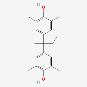 molecular formula C20H26O2 B1622353 4,4'-(Butane-2,2-diyl)bis(2,6-dimethylphenol) CAS No. 61260-10-4