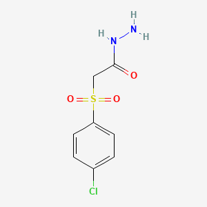 molecular formula C8H9ClN2O3S B1622355 2-((4-Chlorophenyl)sulfonyl)acetohydrazide CAS No. 36107-11-6