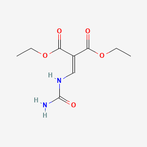 molecular formula C9H14N2O5 B1622378 Diethyl {[(aminocarbonyl)amino]methylene}malonate CAS No. 61679-84-3