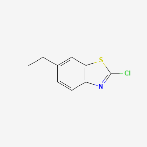 molecular formula C9H8ClNS B1622386 2-Chloro-6-ethyl-1,3-benzothiazole CAS No. 890091-97-1
