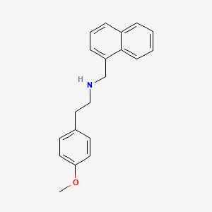 2-(4-methoxyphenyl)-N-(naphthalen-1-ylmethyl)ethanamine