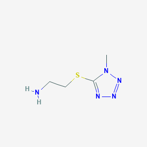 molecular formula C4H9N5S B1622388 2-(1-Methyl-1H-tetrazol-5-ylsulfanyl)-ethylamine CAS No. 774191-08-1