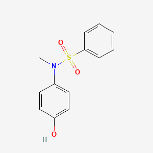 molecular formula C13H13NO3S B1622394 N-(4-hydroxyphenyl)-N-methylbenzenesulfonamide CAS No. 34523-31-4