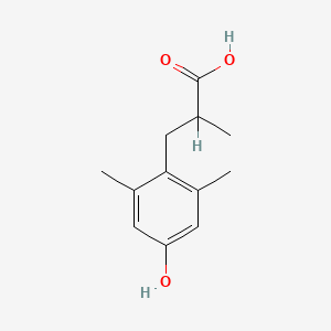 3-(4-Hydroxy-2,6-dimethylphenyl)-2-methylpropanoic acid