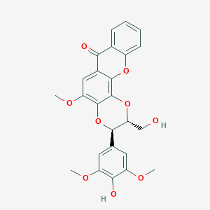 molecular formula C25H22O9 B162241 Cadensin D CAS No. 102349-35-9