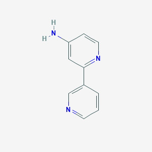 molecular formula C10H9N3 B1622413 2-(Pyridin-3-yl)pyridin-4-amine CAS No. 40963-62-0