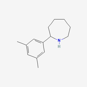 molecular formula C14H21N B1622430 2-(3,5-Dimethylphenyl)azepane CAS No. 383129-96-2