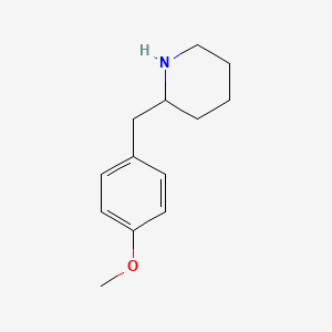 molecular formula C13H19NO B1622431 2-(4-Methoxybenzyl)piperidine CAS No. 63587-60-0
