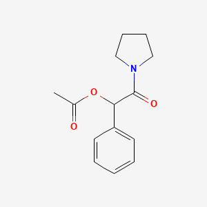 1-[(Acetyloxy)phenylacetyl]-pyrrolidine