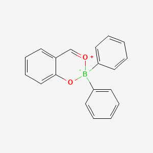molecular formula C19H15BO2 B1622436 3,3-Diphenyl-2-oxa-4-oxonia-3-boranuidabicyclo[4.4.0]deca-1(10),4,6,8-tetraene CAS No. 59911-25-0