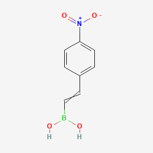 molecular formula C8H8BNO4 B1622440 2-(4-nitrophenyl)ethenylboronic Acid CAS No. 216019-32-8