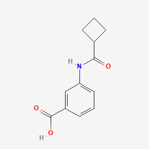 molecular formula C12H13NO3 B1622454 3-[(Cyclobutylcarbonyl)amino]benzoic acid CAS No. 33582-65-9