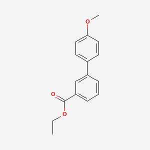 molecular formula C16H16O3 B1622457 3-(4-甲氧基苯基)苯甲酸乙酯 CAS No. 607693-71-0