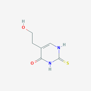molecular formula C6H8N2O2S B1622461 5-(2-羟乙基)-2-硫代尿嘧啶 CAS No. 23956-11-8