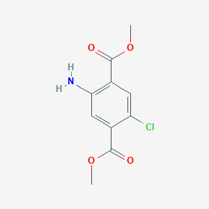 molecular formula C10H10ClNO4 B1622483 Dimethyl 2-amino-5-chloroterephthalate CAS No. 32888-87-2