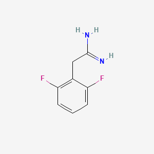 molecular formula C8H8F2N2 B1622487 2-(2,6-Difluorophenyl)ethanimidamide CAS No. 885965-71-9