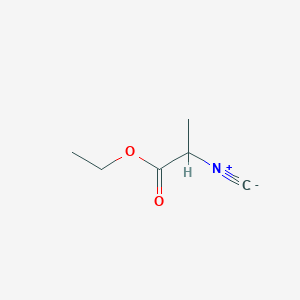 molecular formula C6H9NO2 B1622492 Ethyl 2-isocyanopropanoate CAS No. 33140-27-1