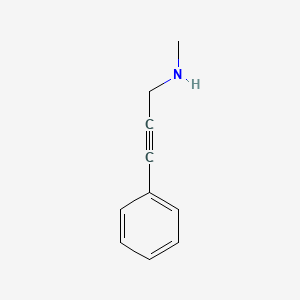 molecular formula C10H11N B1622498 N-methyl-3-phenylprop-2-yn-1-amine CAS No. 34706-60-0