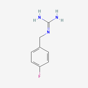 molecular formula C8H10FN3 B1622512 1-(4-Fluorobenzyl)Guanidine CAS No. 459-33-6