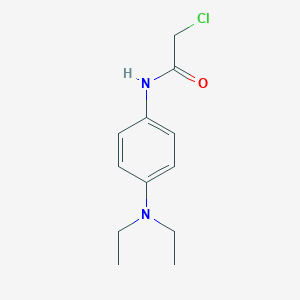molecular formula C12H17ClN2O B162254 2-Chloro-N-(4-diethylamino-phenyl)-acetamide CAS No. 125983-31-5