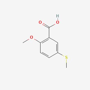 molecular formula C9H10O3S B1622543 5-(Methylthio)-o-anisic acid CAS No. 61694-97-1