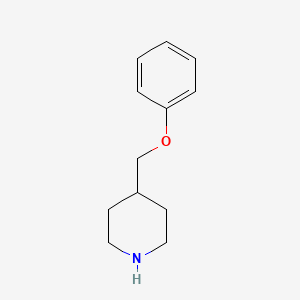 molecular formula C12H17NO B1622545 4-(Phenoxymethyl)piperidine CAS No. 63614-86-8