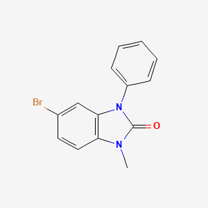 molecular formula C14H11BrN2O B1622573 5-Bromo-1-methyl-3-phenyl-1,3-dihydro-2H-benzimidazol-2-one CAS No. 79759-43-6