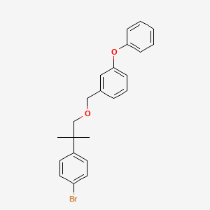 molecular formula C23H23BrO2 B1622575 3-Phenoxybenzyl 2-(4-bromophenyl)-2-methylpropyl ether CAS No. 80854-08-6