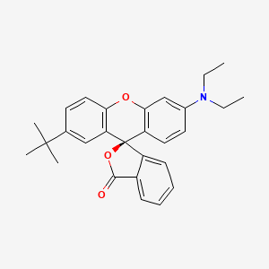 Spiro(isobenzofuran-1(3H),9'-(9H)xanthen)-3-one, 6'-(diethylamino)-2'-(1,1-dimethylethyl)-