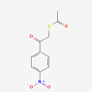 S-[2-(4-nitrophenyl)-2-oxoethyl] ethanethioate