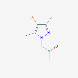 1-(4-Bromo-3,5-dimethyl-1h-pyrazol-1-yl)acetone