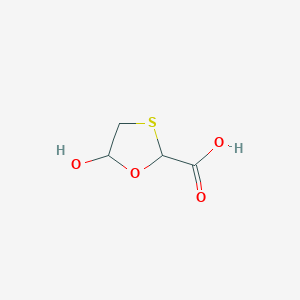 molecular formula C4H6O4S B1622623 5-羟基-1,3-恶噻烷-2-羧酸 CAS No. 672952-08-8