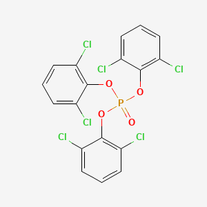 molecular formula C18H9Cl6O4P B1622627 三(2,6-二氯苯基)磷酸酯 CAS No. 75431-49-1