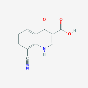 8-cyano-4-oxo-1H-quinoline-3-carboxylic Acid
