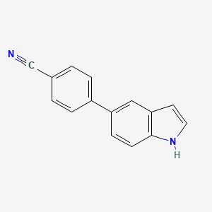 4-(1H-indol-5-yl)benzonitrile