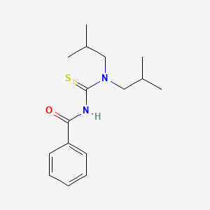 molecular formula C16H24N2OS B1622634 N'-Benzoyl-N,N-diisobutylthiourea CAS No. 25343-27-5