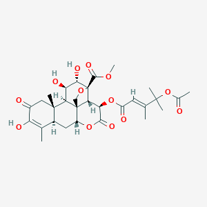 molecular formula C30H38O13 B162264 Bruceantinol CAS No. 53729-52-5