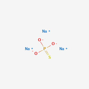 molecular formula Na3O3PS B162265 Sodium thiophosphate CAS No. 10101-88-9