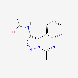 molecular formula C13H12N4O B1622658 Quinezamide CAS No. 77197-48-9