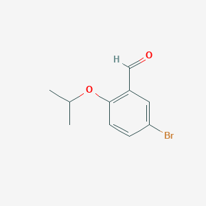 molecular formula C10H11BrO2 B162266 5-Bromo-2-isopropoxybenzaldehyde CAS No. 138505-25-6