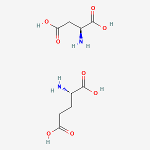 molecular formula C9H16N2O8 B1622665 Copoly(aspartic acid-glutamic acid) CAS No. 41072-11-1