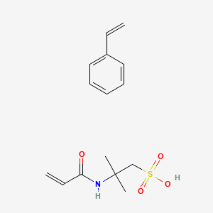 2-methyl-2-(prop-2-enoylamino)propane-1-sulfonic acid;styrene