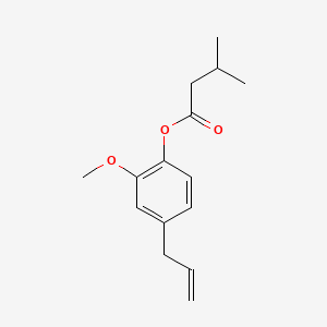 molecular formula C15H20O3 B1622673 Eugenyl isovalerate CAS No. 61114-24-7