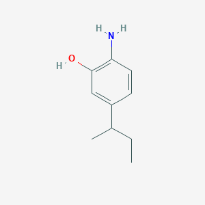 molecular formula C10H15NO B1622677 2-Amino-5-sec-butyl-phenol CAS No. 436088-33-4