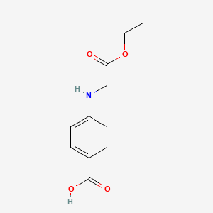 4-[(2-Ethoxy-2-oxoethyl)amino]benzoic acid