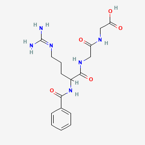 molecular formula C17H24N6O5 B1622691 Hippuryl-Arg-Gly CAS No. 96723-71-6